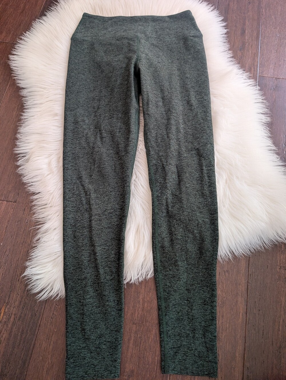 Year Of Ours Heathered Hunter Green Leggings M Medium